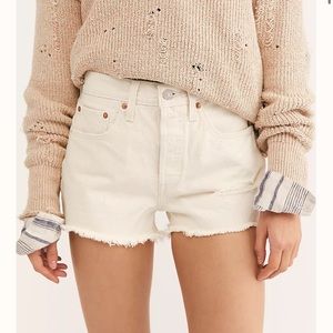 Levi x Free People 501 High Rise Shorts